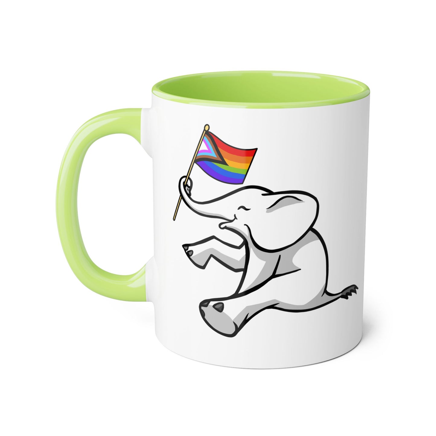 White Elephant Mug