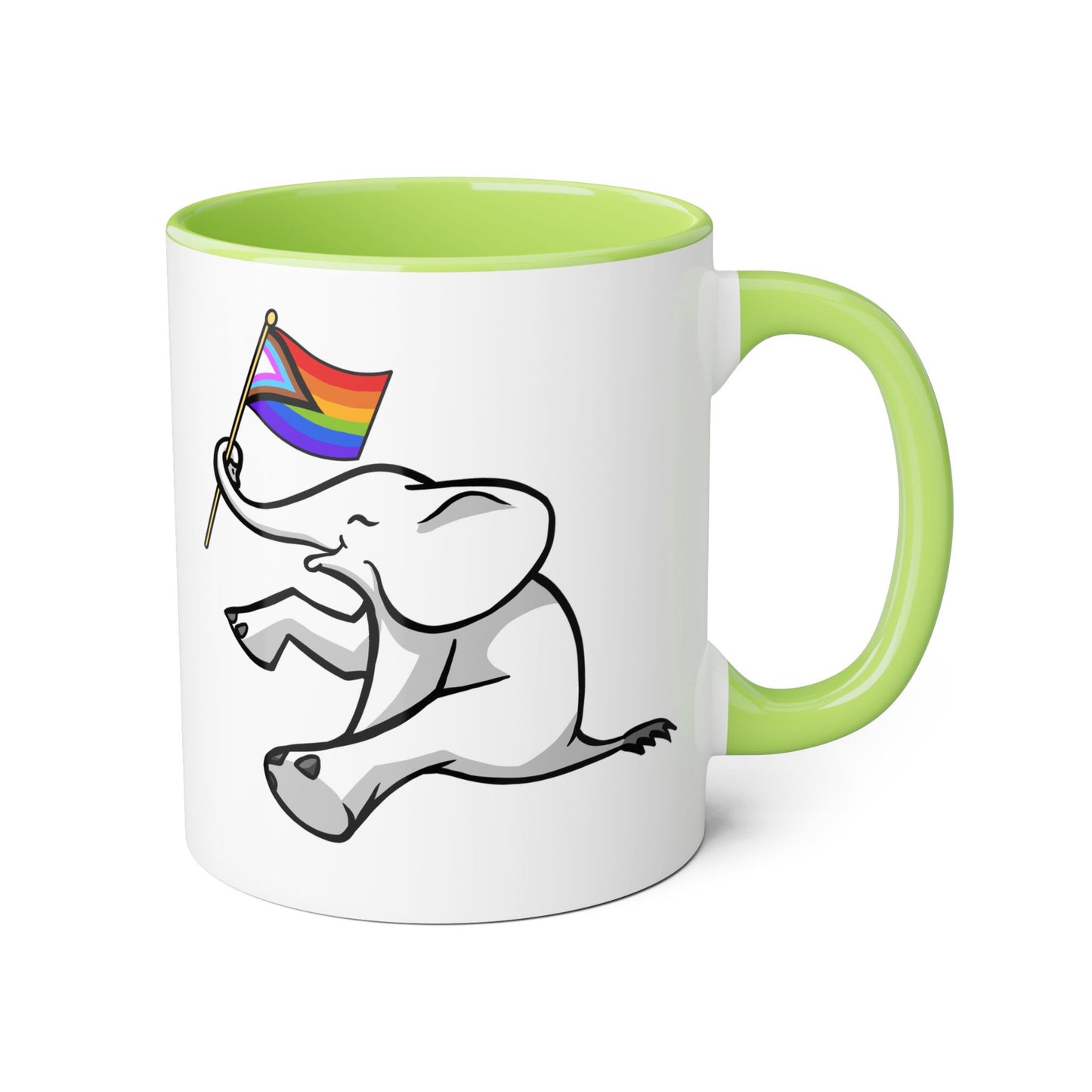 White Elephant Mug