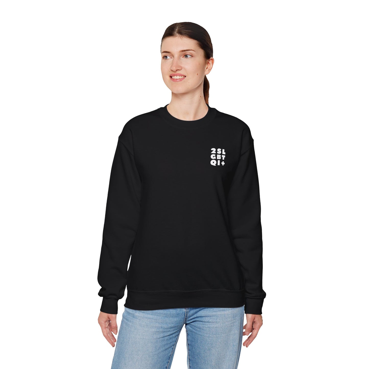 2SLGBTQI+ Badge Crewneck Sweatshirt