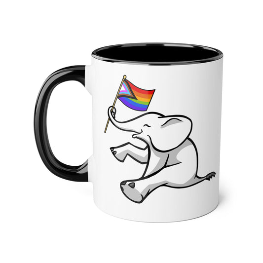 White Elephant Mug