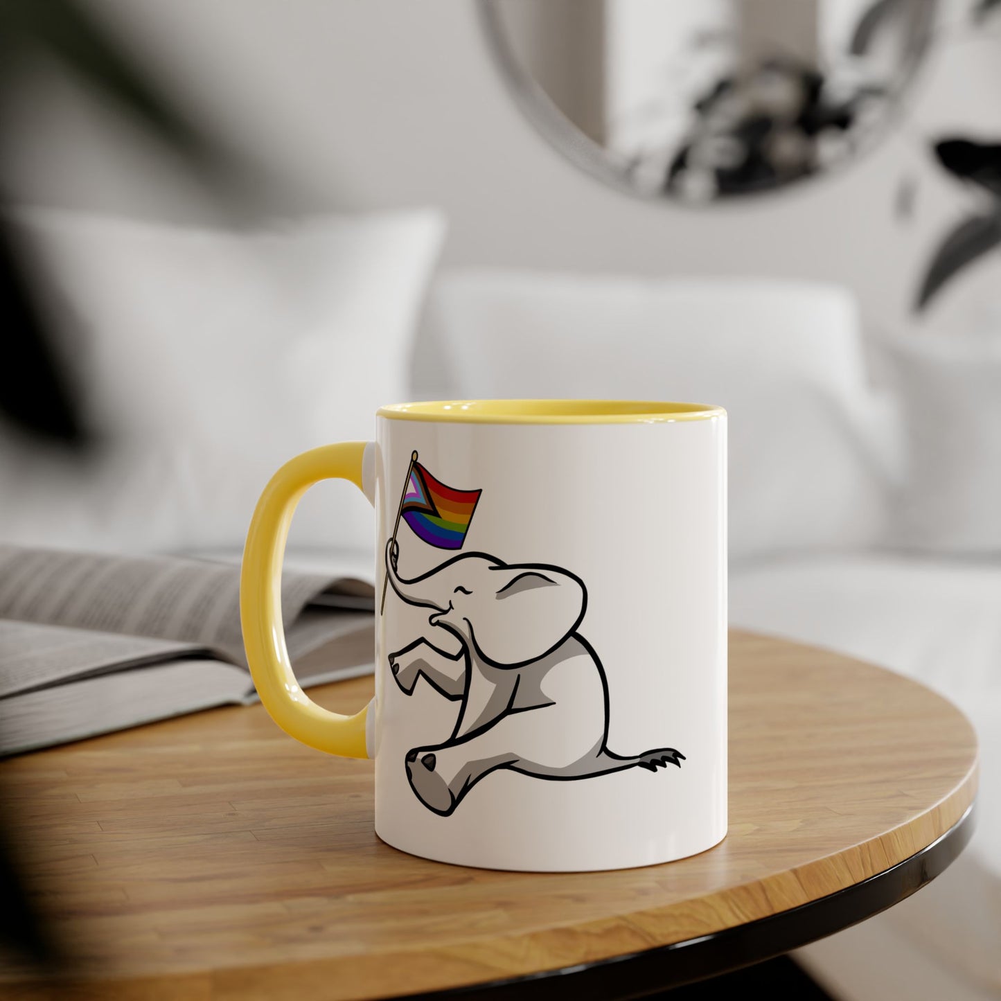 White Elephant Mug