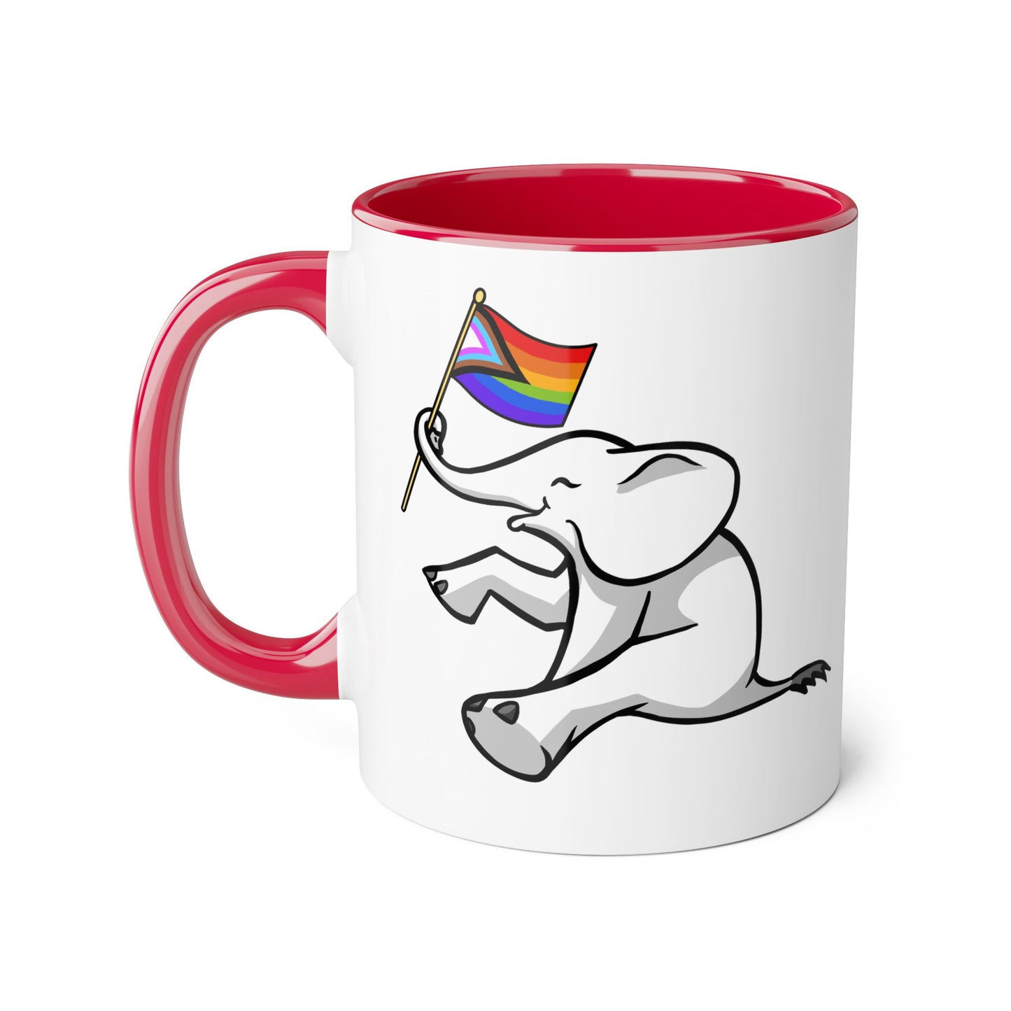 White Elephant Mug